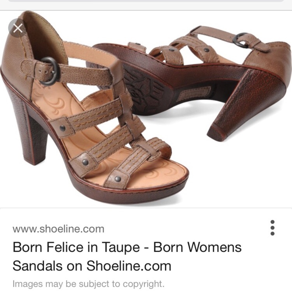 Born “Felice” Taupe pump heels